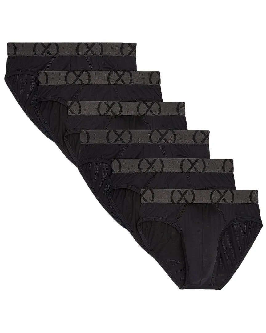 2(X)IST Set of 6 Sport Mesh Brief