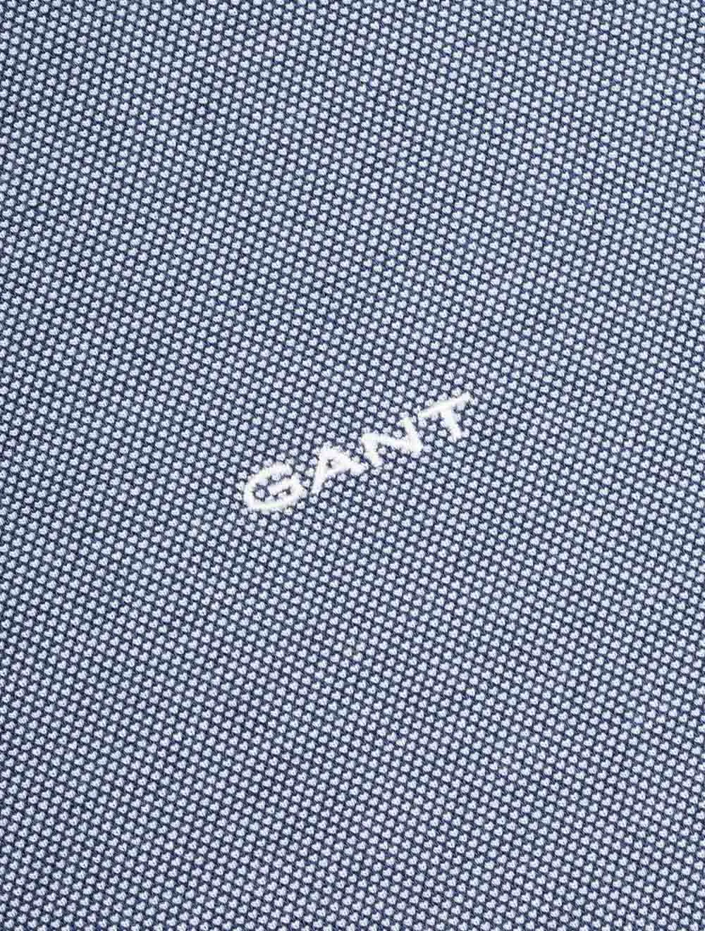 4 Colour Oxford Short Sleeve Pique Polo Dusty Blue Sea