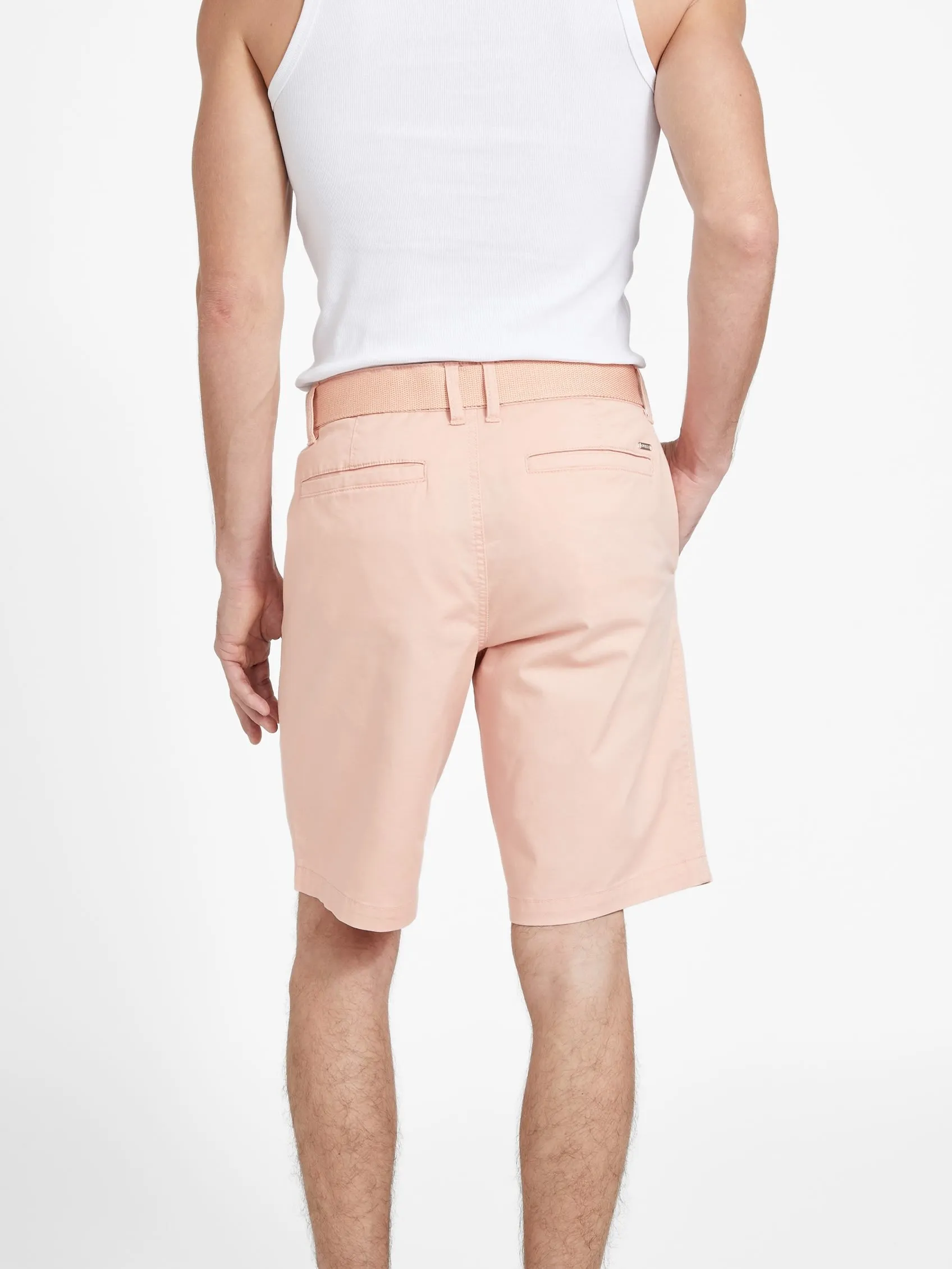 Abel Stretch Flat-Front Shorts