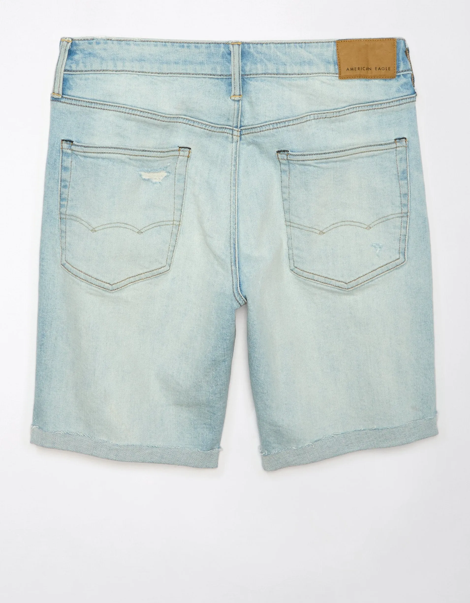 AE EasyFlex 9" Athletic Patched Denim Short