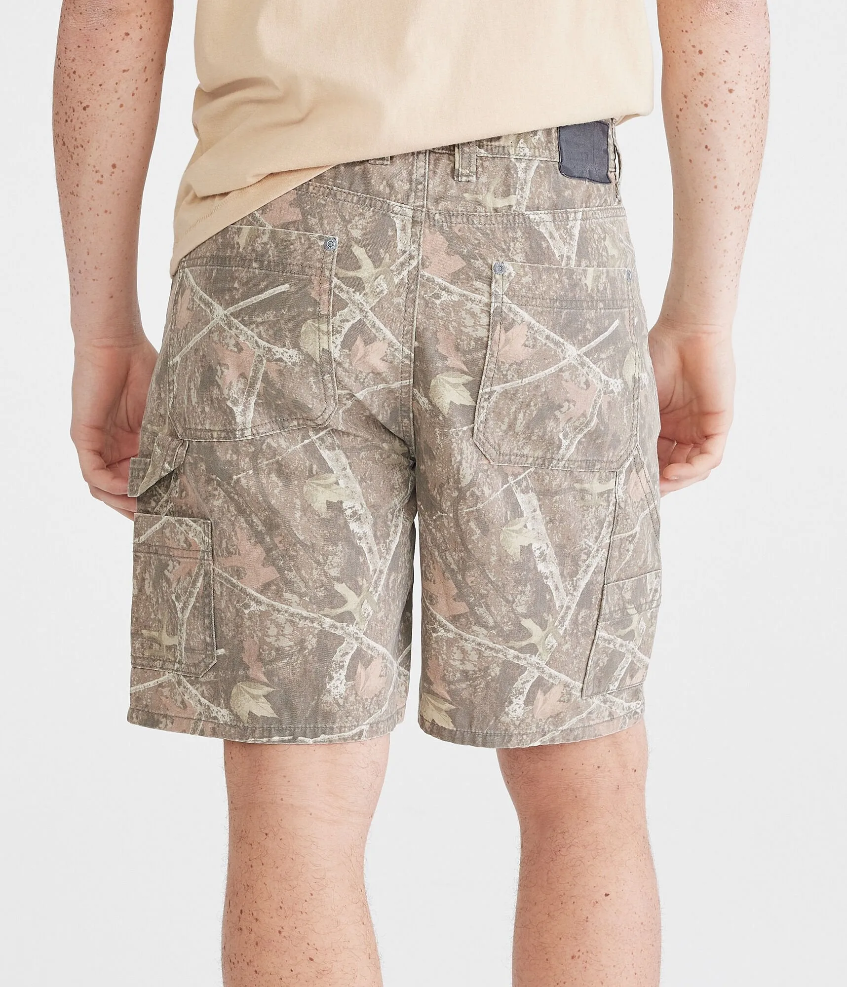 Aeropostale Forest Camo Carpenter Shorts 8"