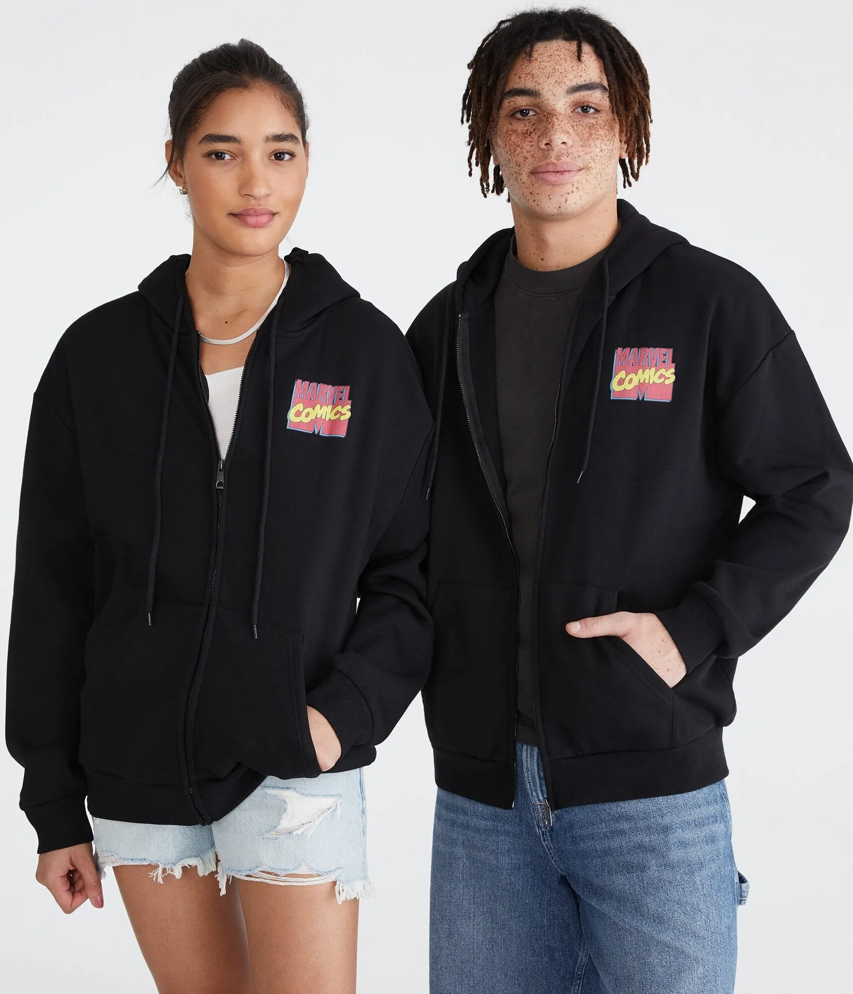 Aeropostale Marvel | Marvel Comics Full-Zip Hoodie