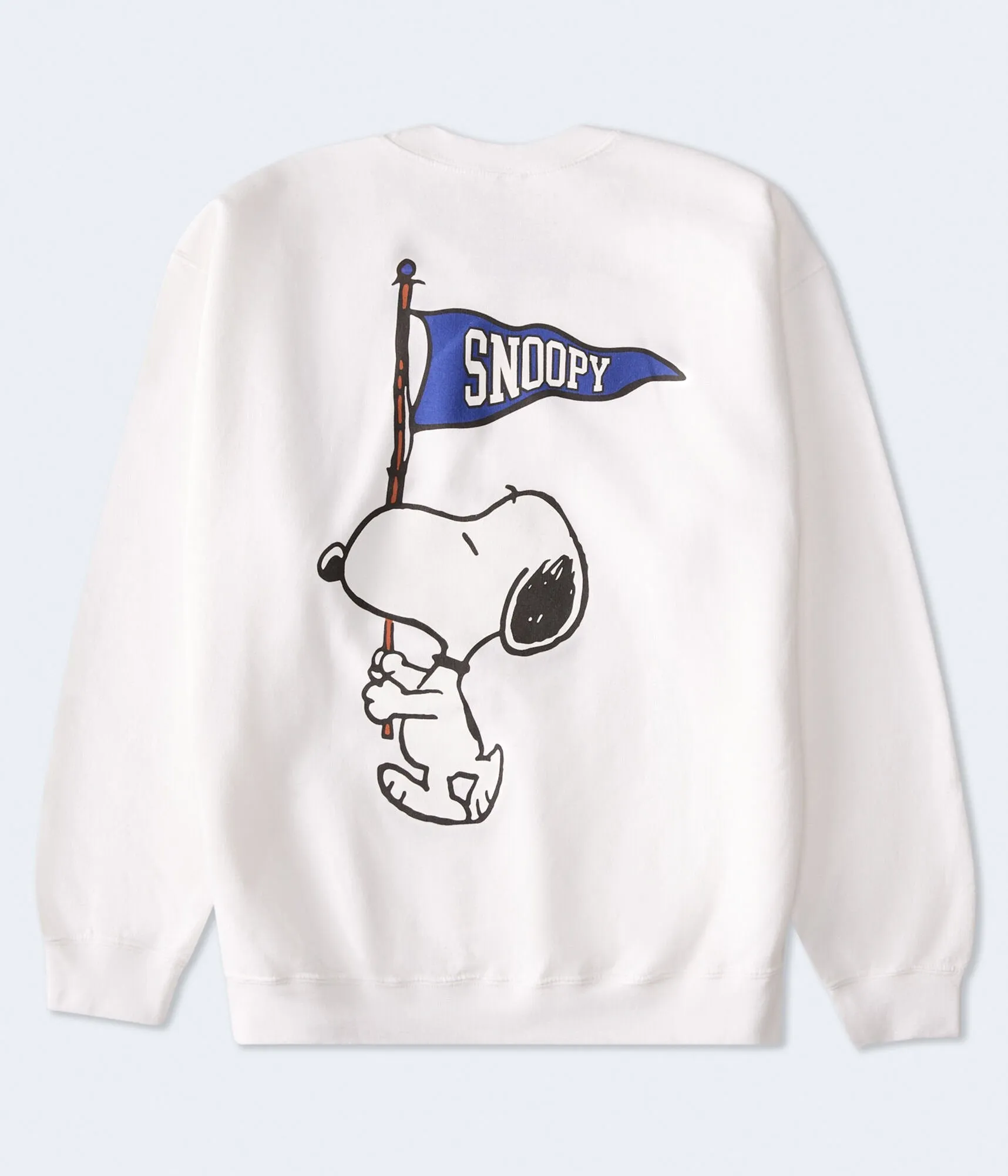 Aeropostale Snoopy Flag Crew Sweatshirt