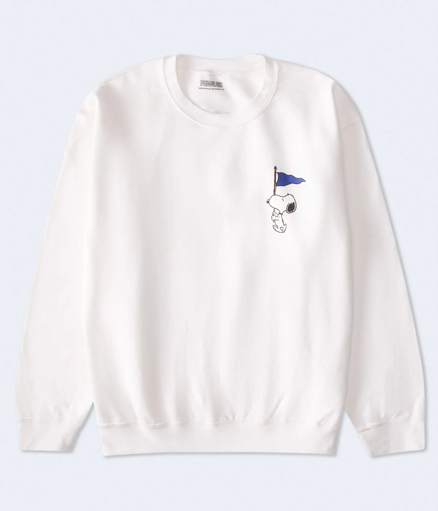 Aeropostale Snoopy Flag Crew Sweatshirt