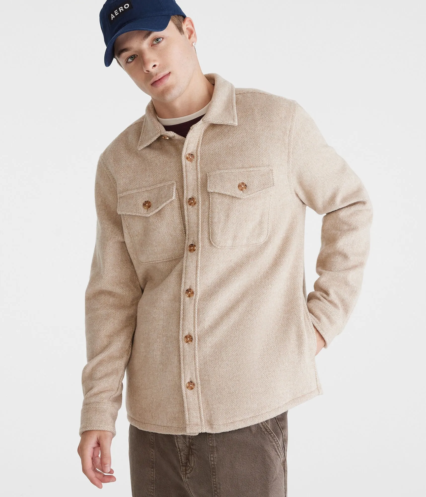 Aeropostale Unlined Flannel Shacket