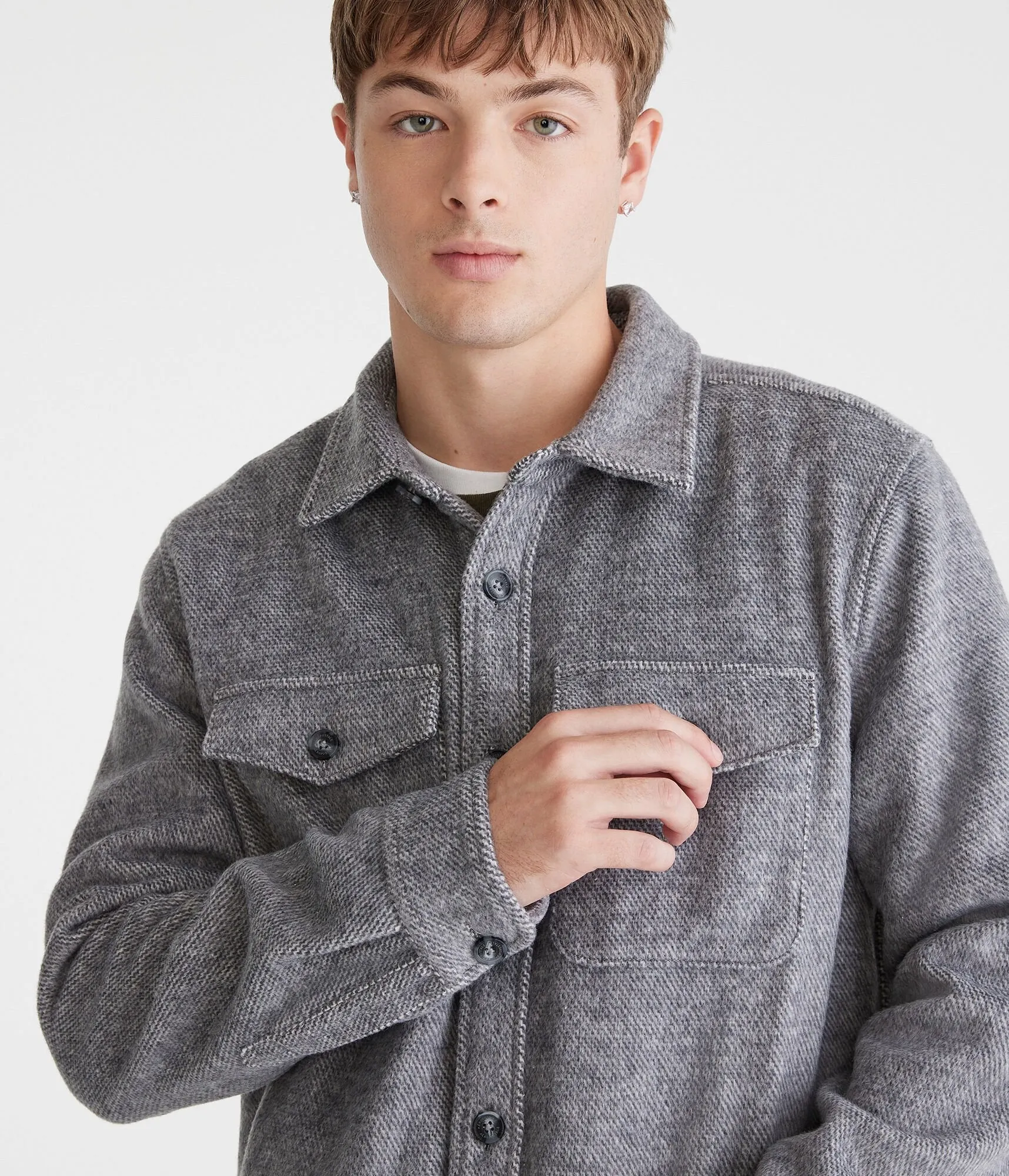 Aeropostale Unlined Flannel Shacket