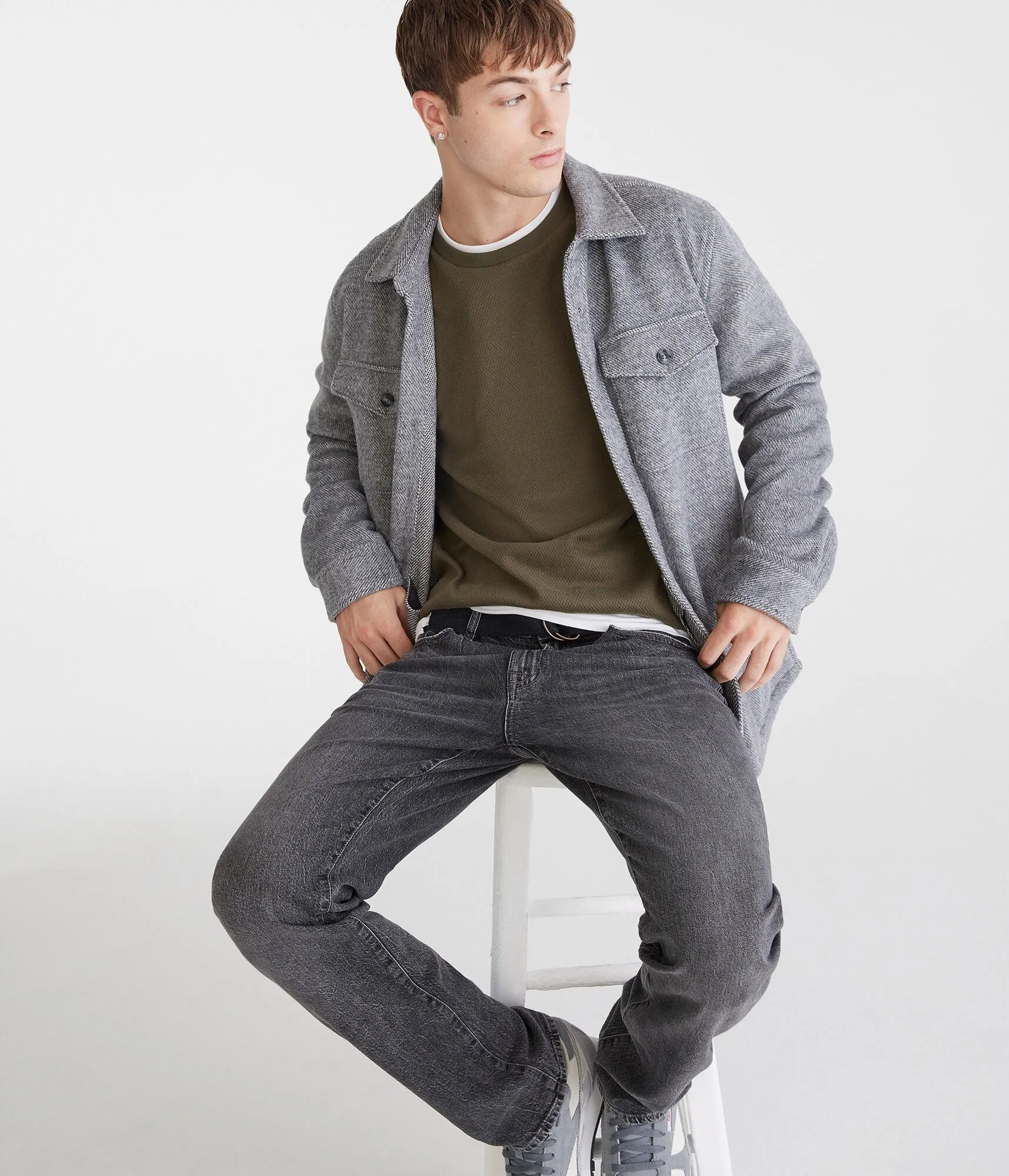 Aeropostale Unlined Flannel Shacket