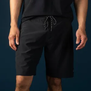 Air Performance Workout Boardshort In Black
