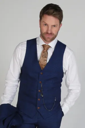 Alex Check Wedding Waistcoat