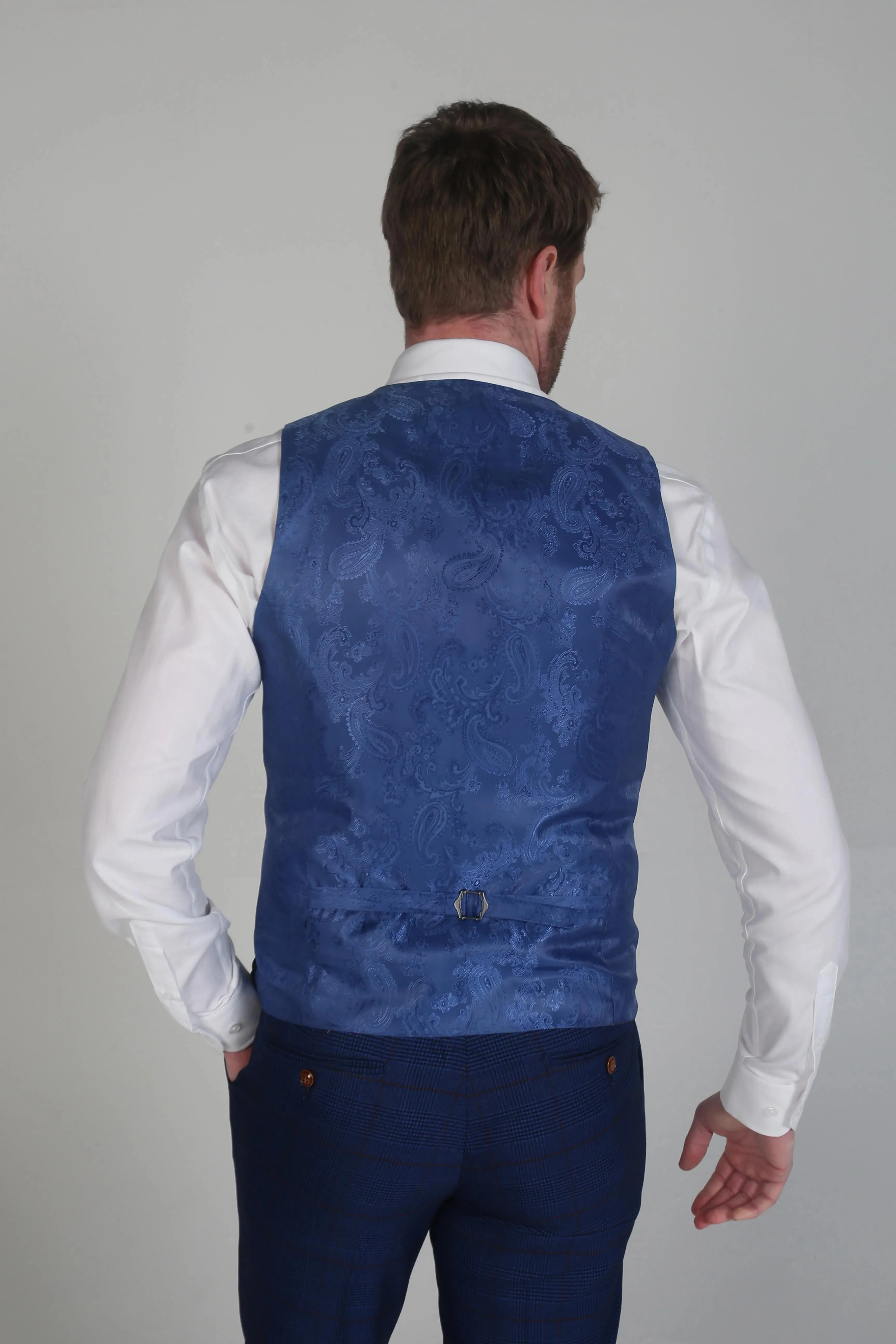 Alex Check Wedding Waistcoat