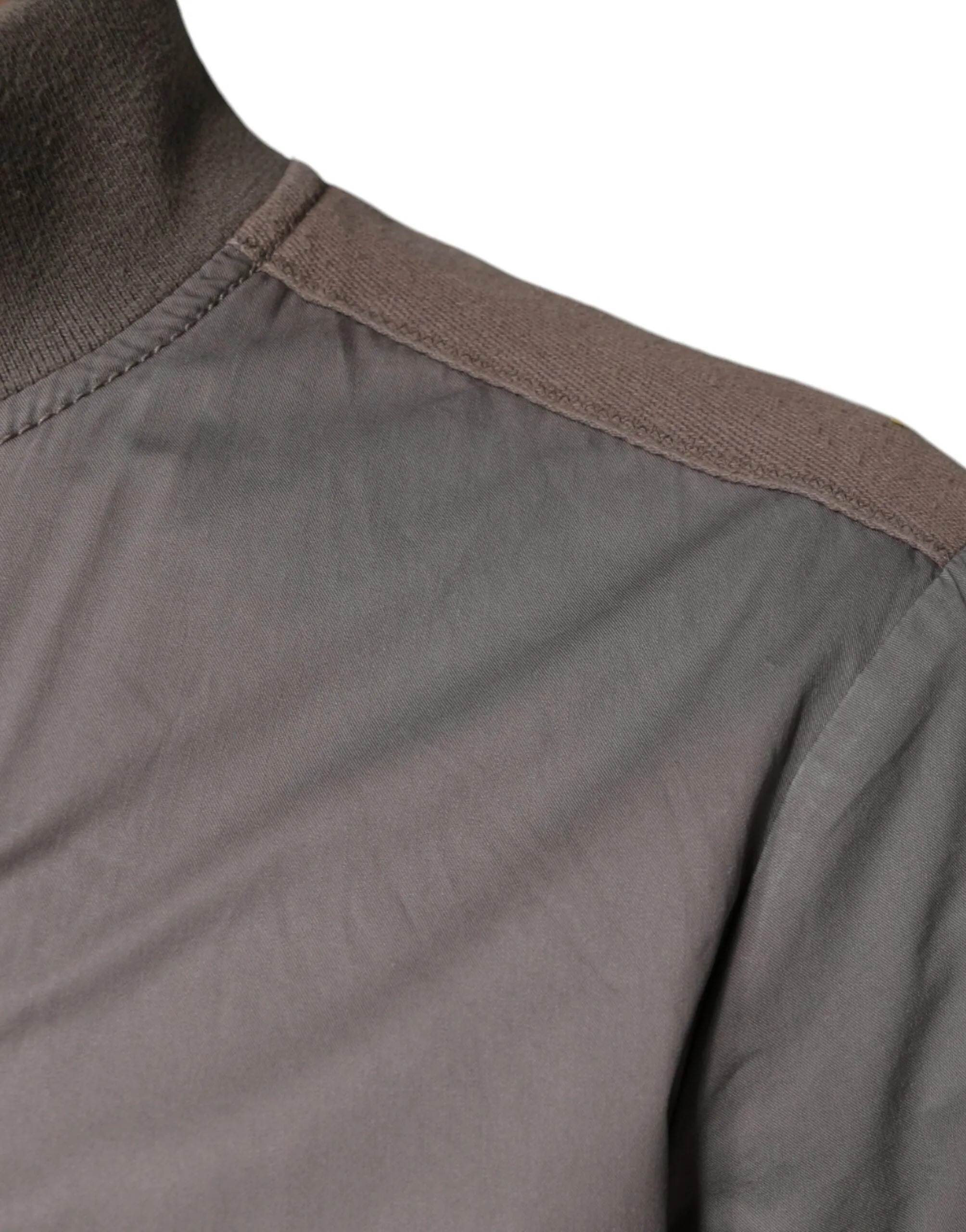 Armani Jeans  Cotton Full Zip Bomber Logo Men's Jacket