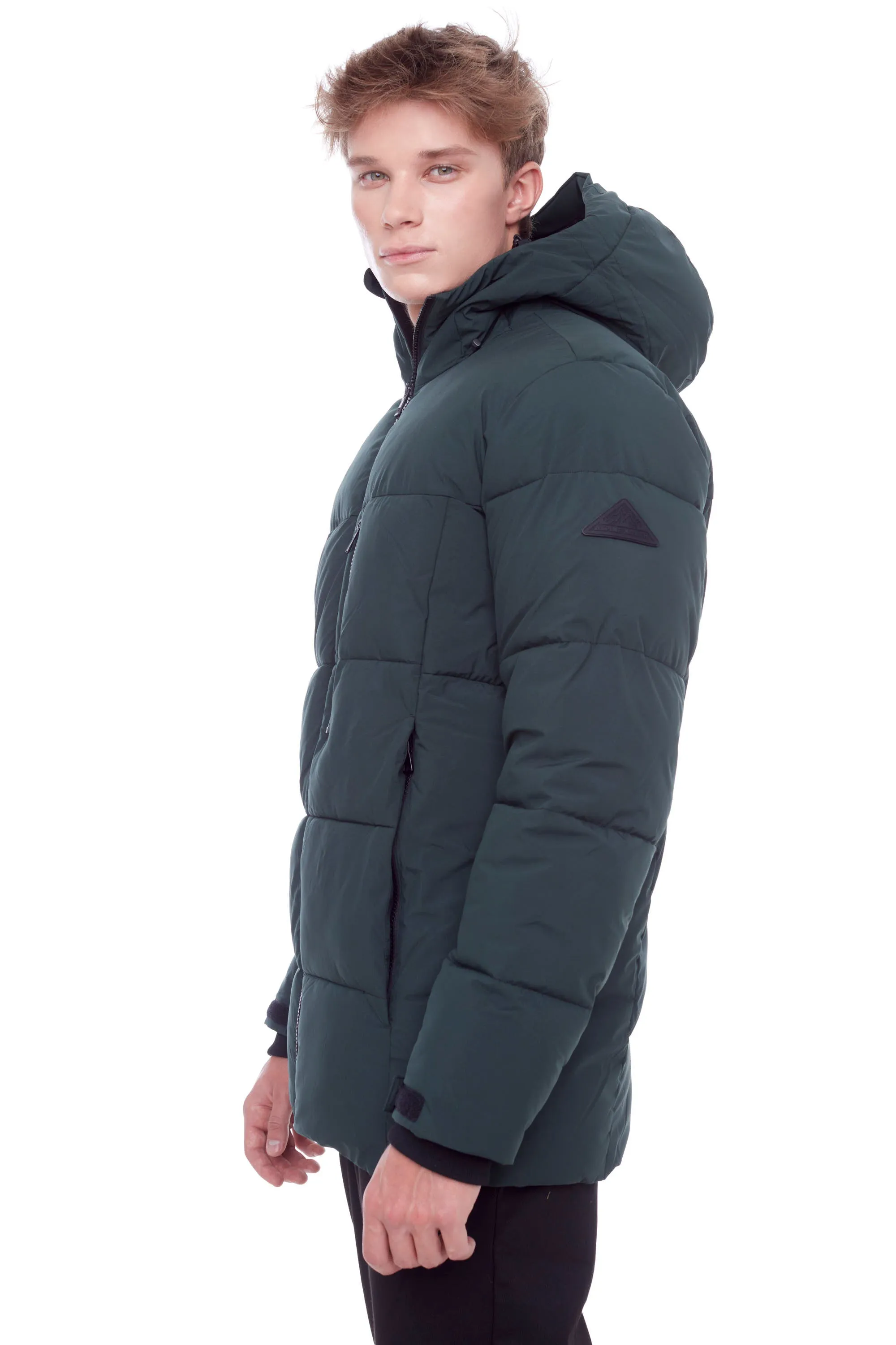 BANFF | MEN'S VEGAN DOWN (RECYCLED) MID-WEIGHT QUILTED PUFFER JACKET