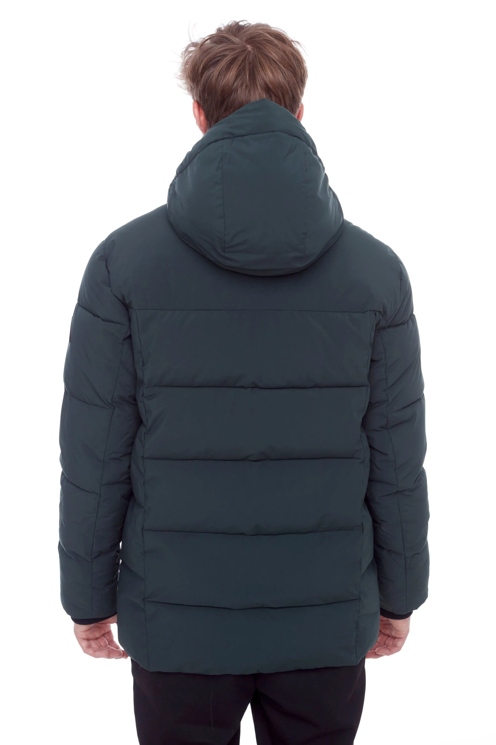 BANFF | MEN'S VEGAN DOWN (RECYCLED) MID-WEIGHT QUILTED PUFFER JACKET