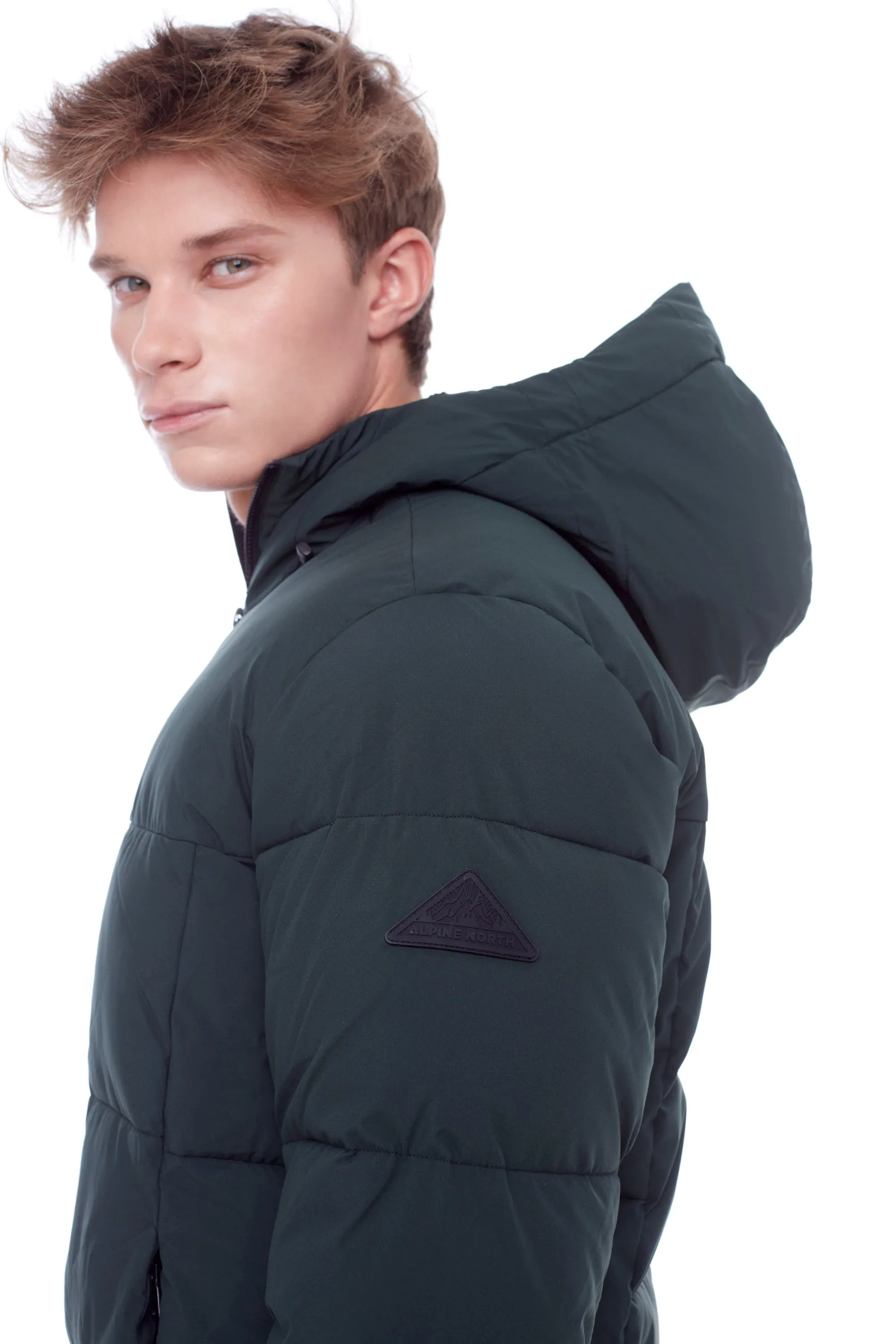 BANFF | MEN'S VEGAN DOWN (RECYCLED) MID-WEIGHT QUILTED PUFFER JACKET