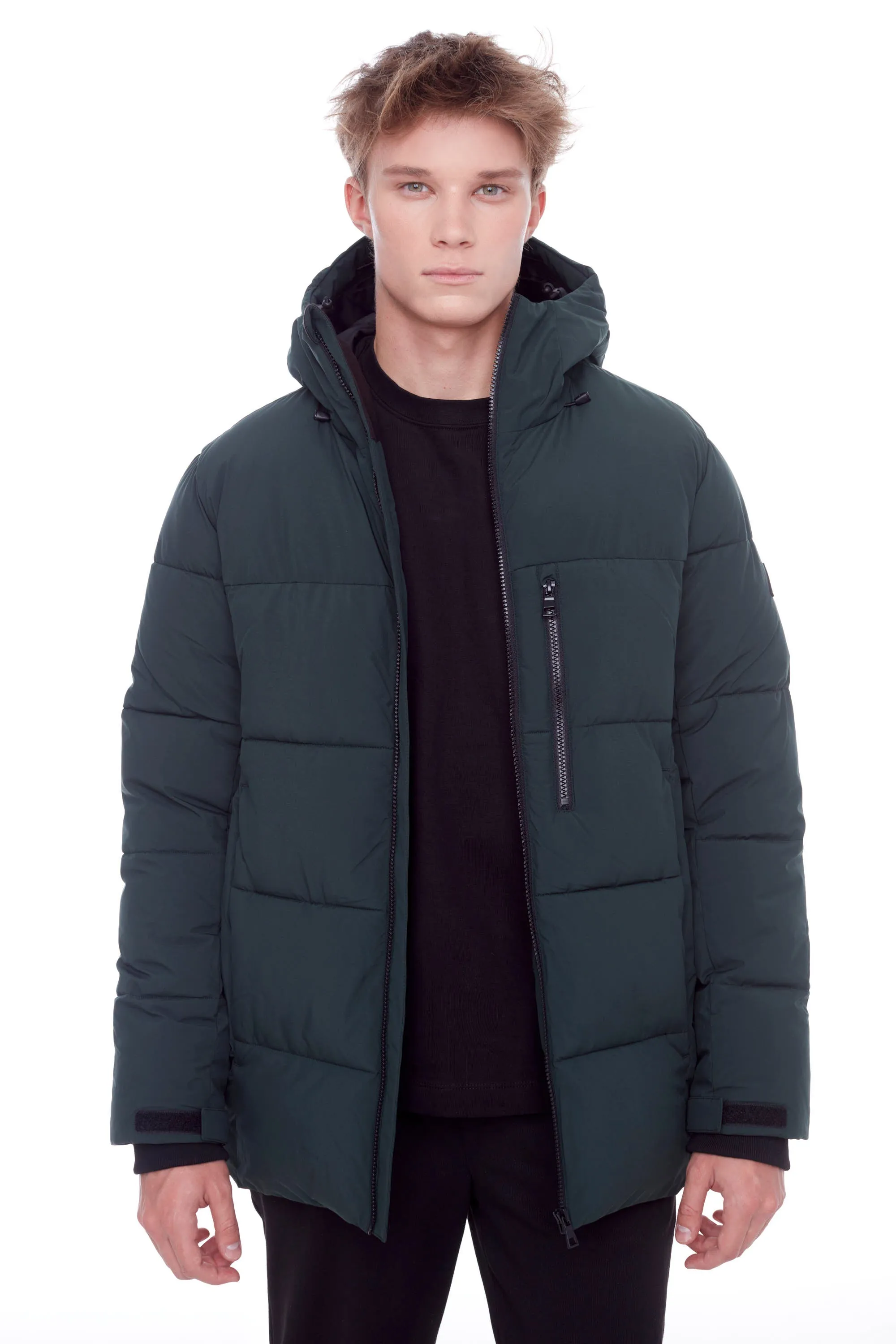 BANFF | MEN'S VEGAN DOWN (RECYCLED) MID-WEIGHT QUILTED PUFFER JACKET