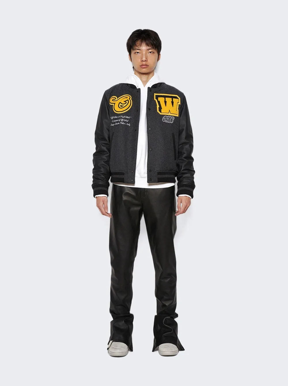 Belted Leather Super Skinny Pants