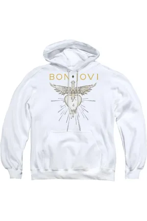 Bon Jovi Greatest Hits Adult Pull Over Hoodie