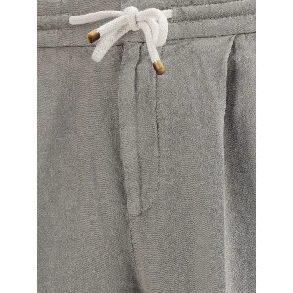 Brunello Cucinelli Linen Men's Pants
