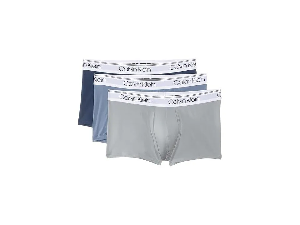 Calvin Klein Underwear Men's 2XL Multicolor Micro Stretch Trunk (3-Pack) ERK90