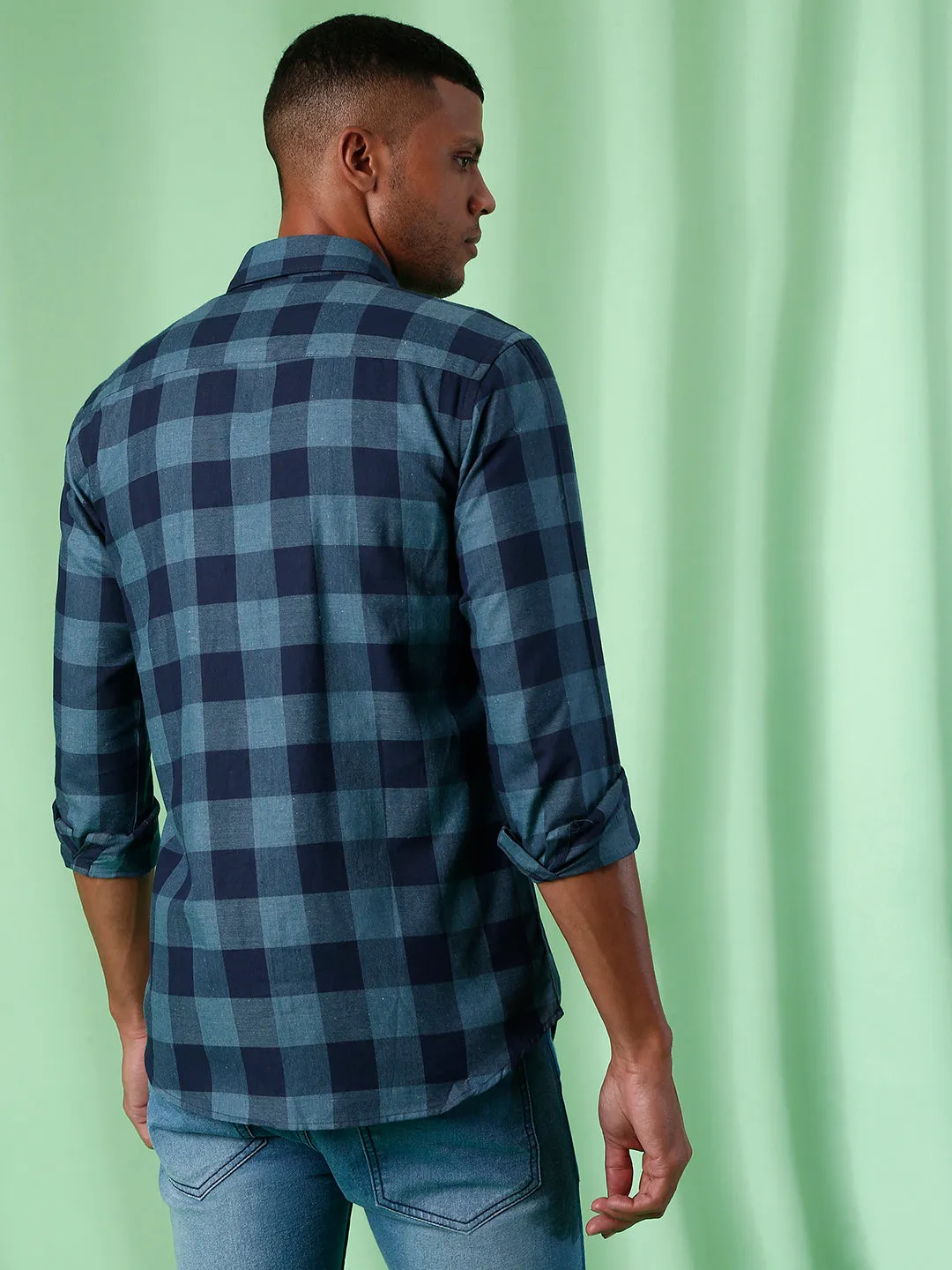 Campus Sutra Men Checks Stylish Summer Casual Shirts