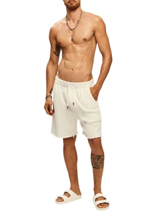 Chris Knit Shorts In White