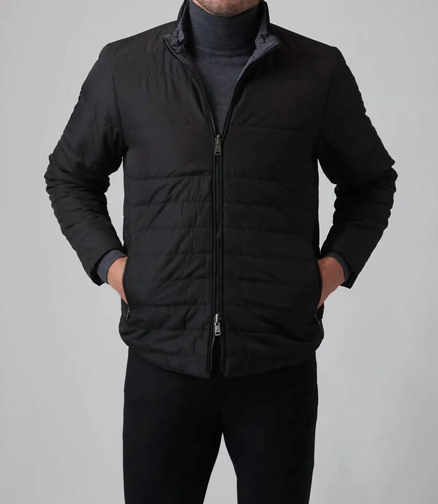 Chris Reversible Jacket In Black