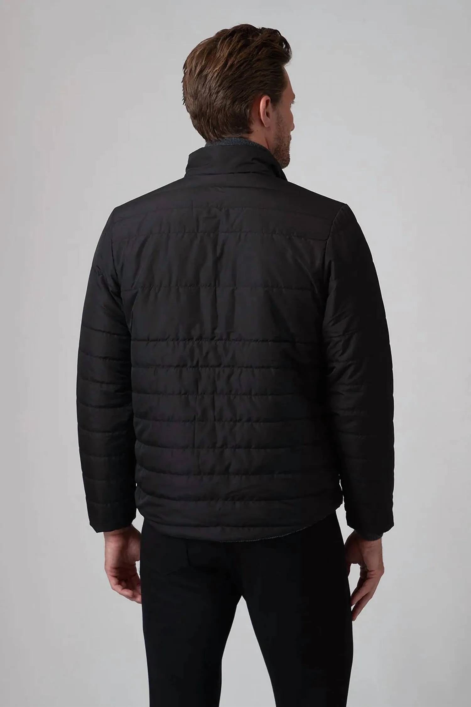 Chris Reversible Jacket In Black