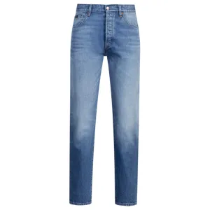 Classic-fit jeans in blue comfort-stretch denim
