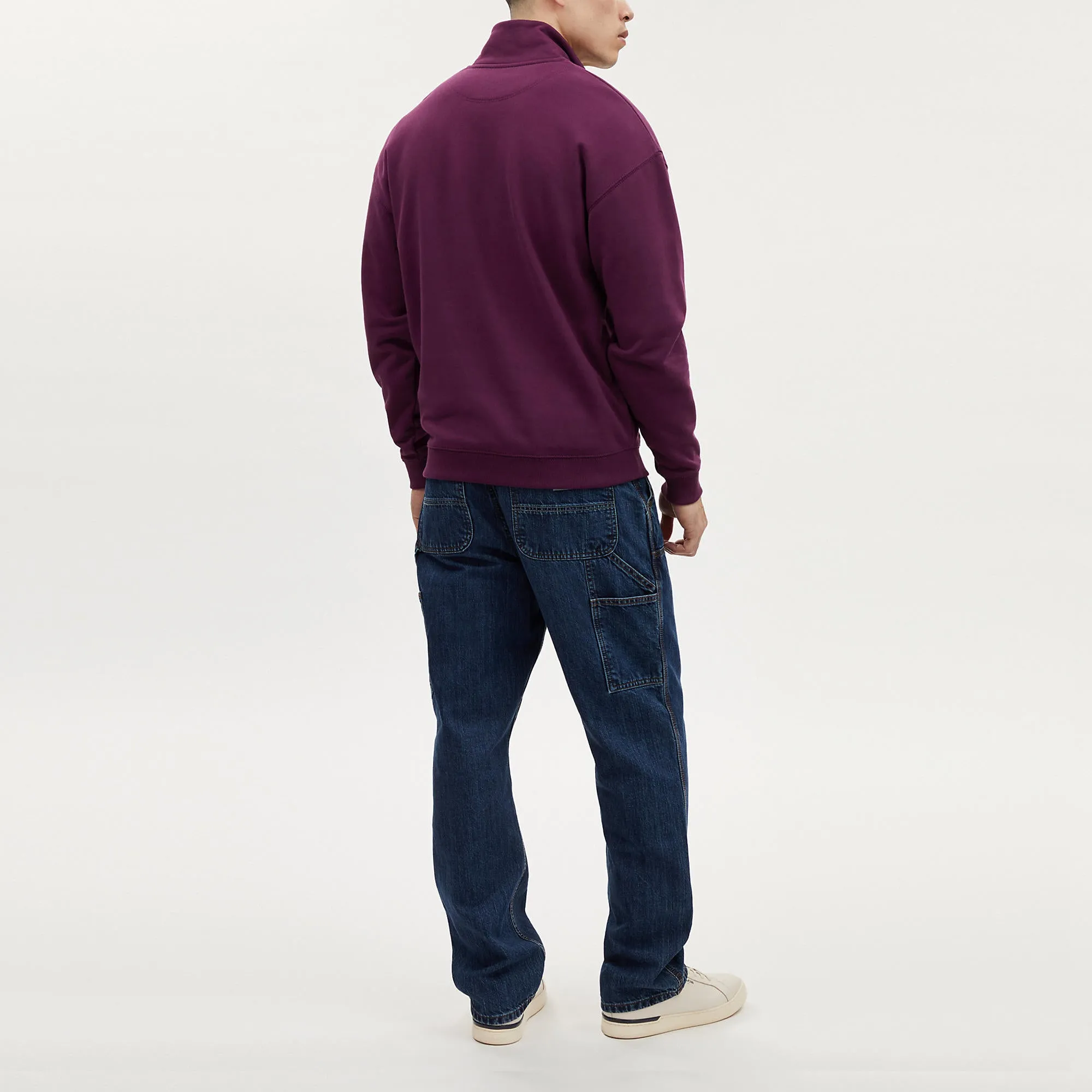 Coach Outlet Relaxed Quarter Zip Sweatshirt