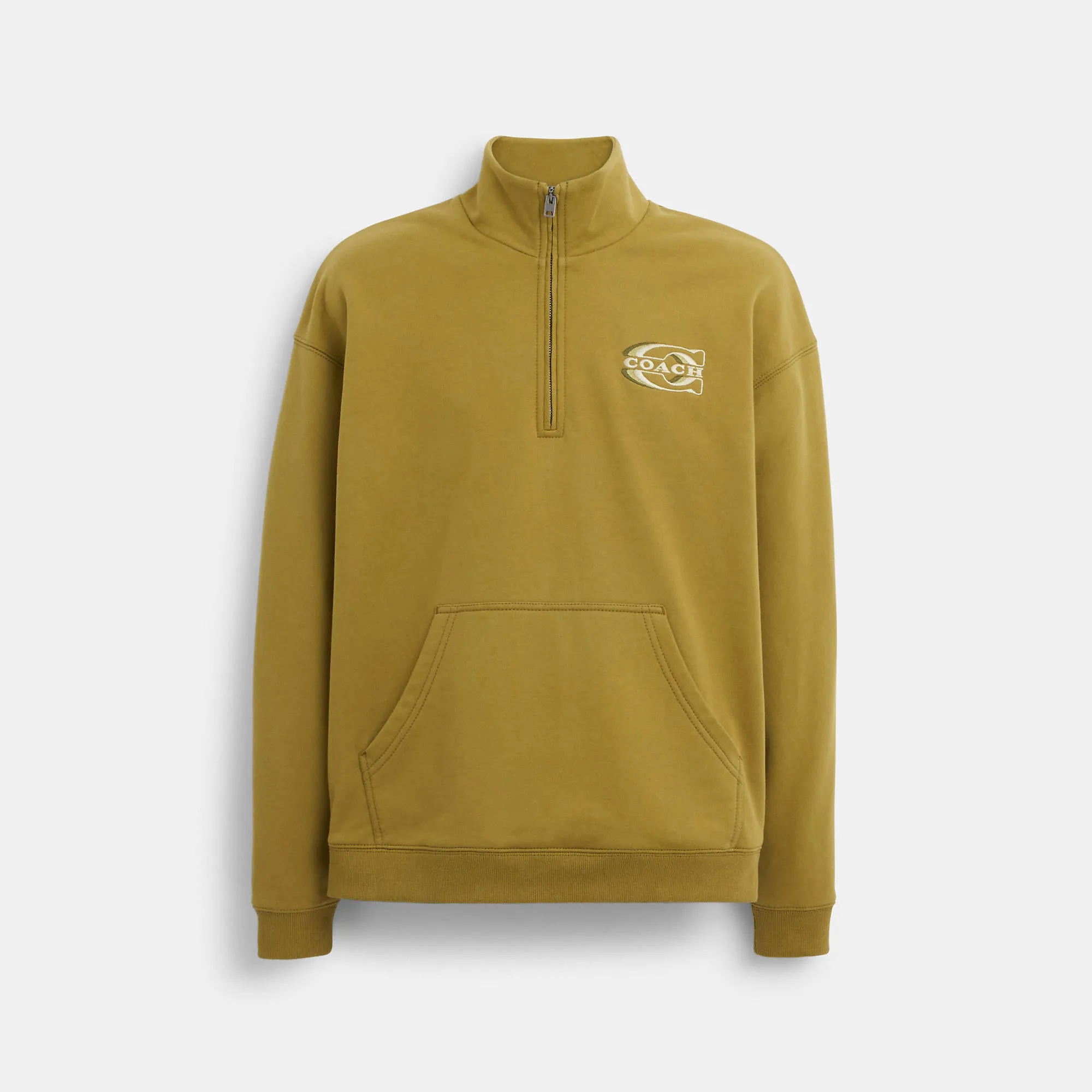 Coach Outlet Relaxed Quarter Zip Sweatshirt