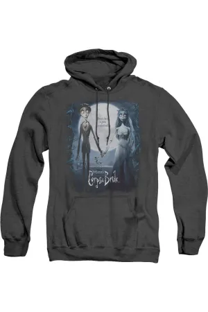 Corpse Bride Poster Adult Heather Hoodie / Hooded Sweatshirt