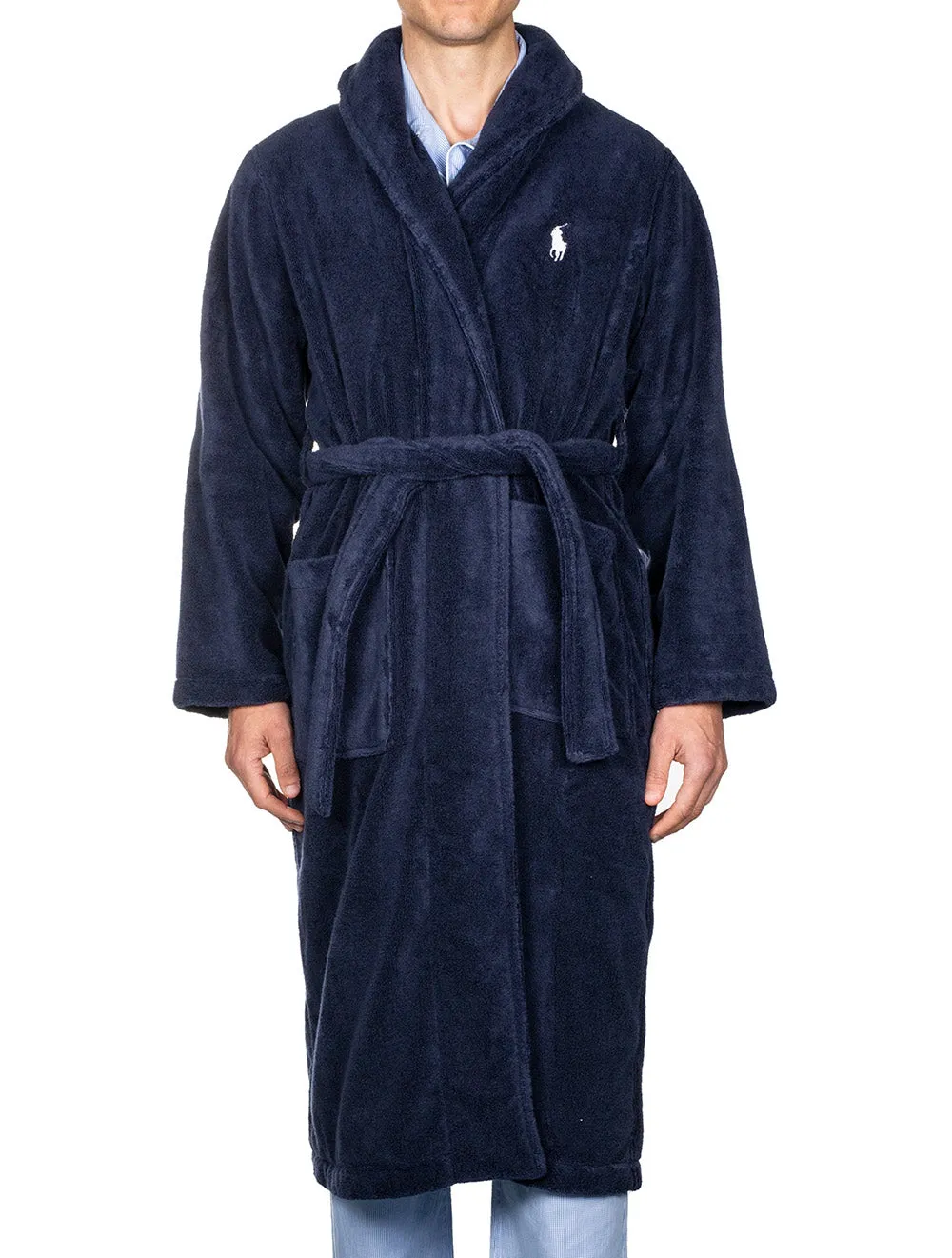 Cotton Robe Cruise Navy