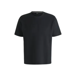 Cotton-terry T-shirt with embroidered logo