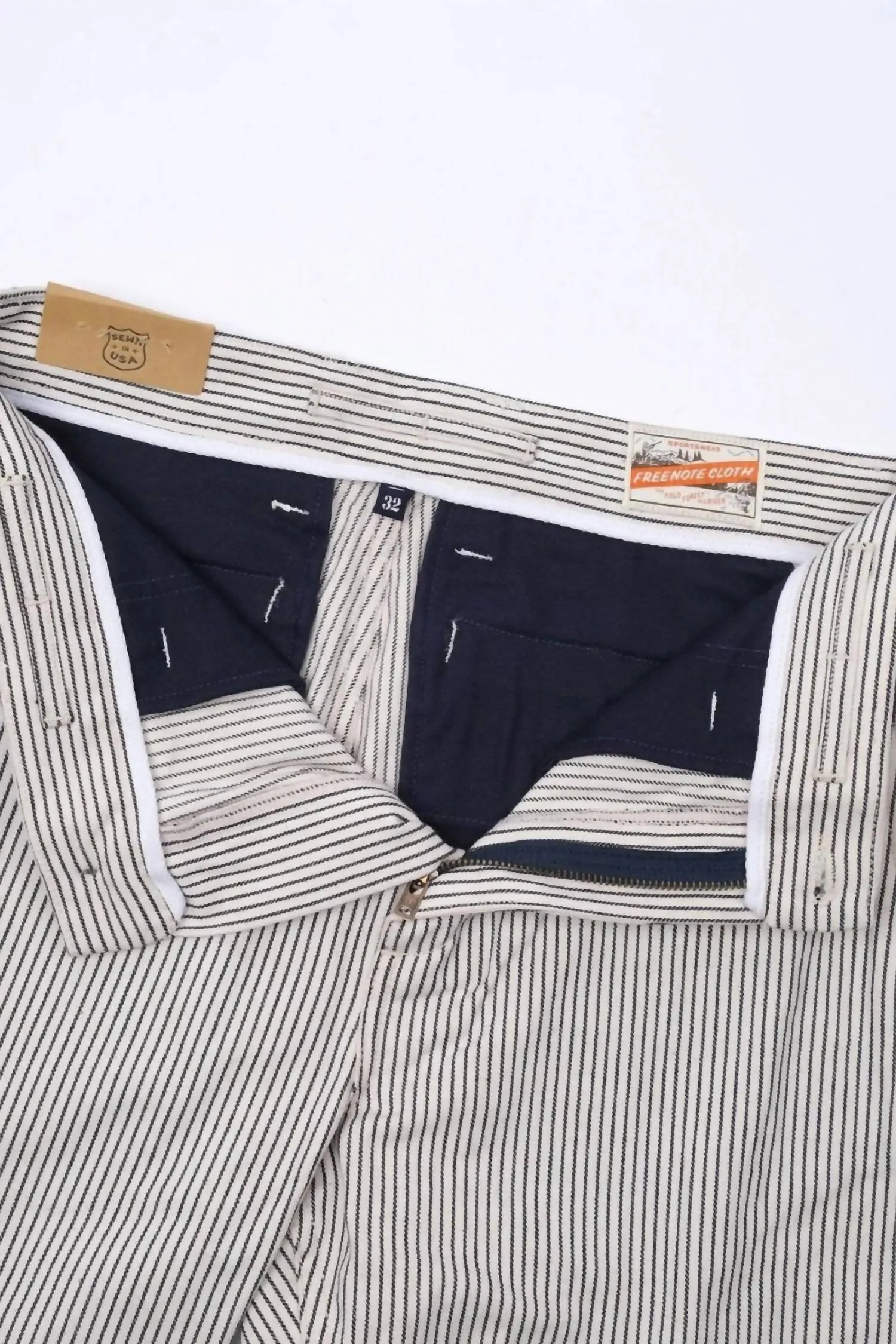Deck Straight Leg Pants In Stripe