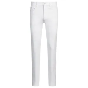 Delaware slim-fit jeans in white comfort-stretch denim