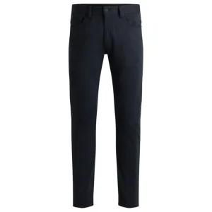 Delaware slim-fit trousers in two-tone stretch jersey