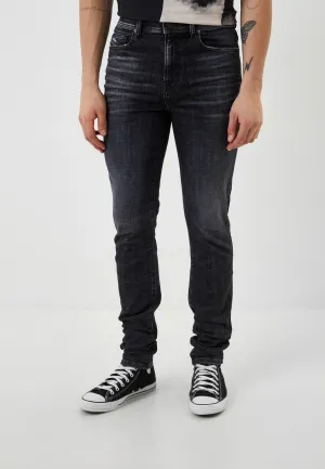 Diesel D-Amny Washed Black Skinny Fit Stretch Jeans Denim