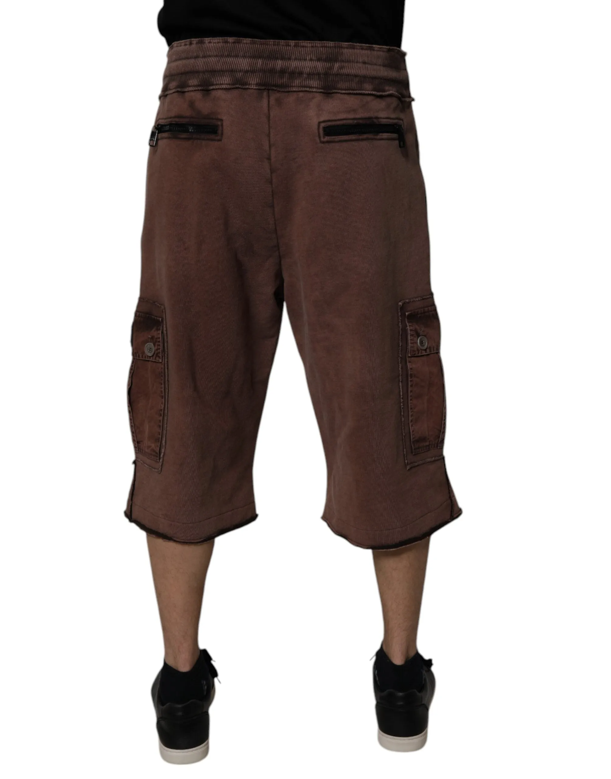Dolce & Gabbana Cotton Cargo Bermuda SweatMen's Men's Shorts