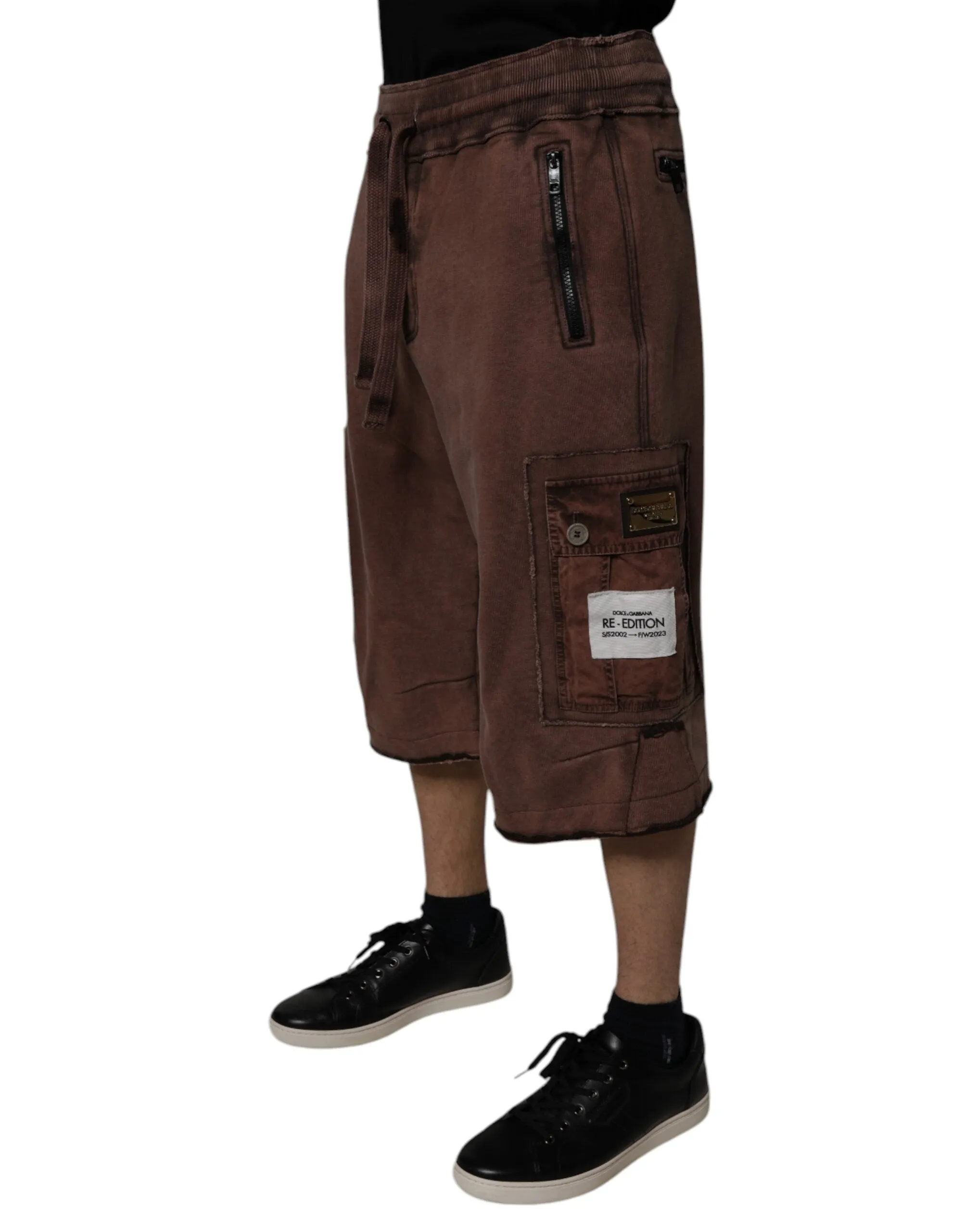 Dolce & Gabbana Cotton Cargo Bermuda SweatMen's Men's Shorts