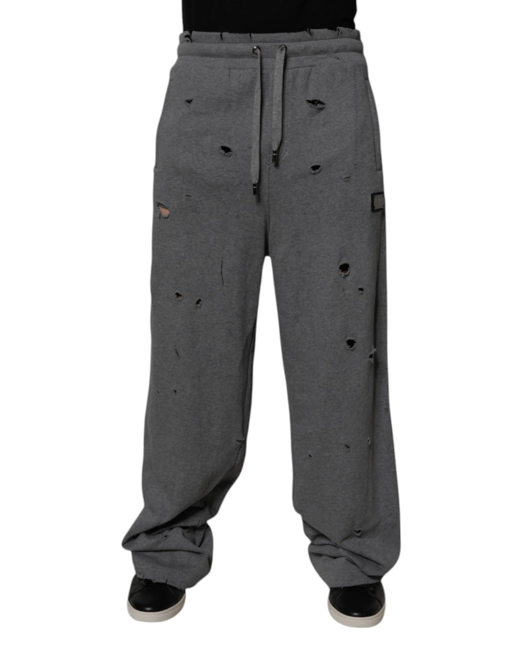 Dolce & Gabbana Cotton RipStyle Straight SweatMen's Men's Pants