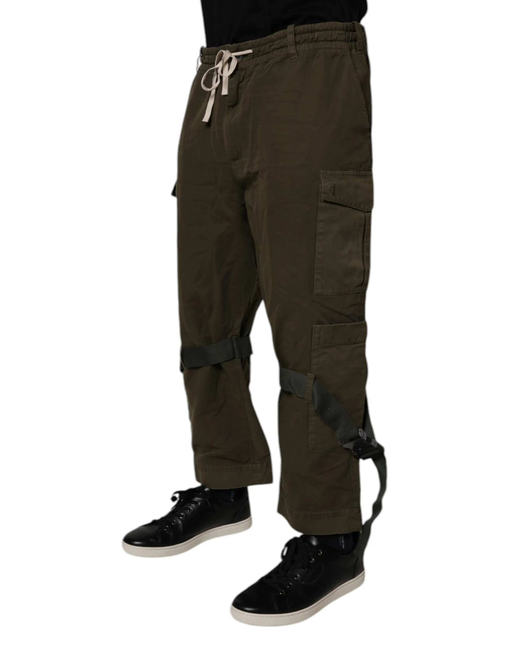 Dolce & Gabbana Cotton Stretch Cargo Men's Pants