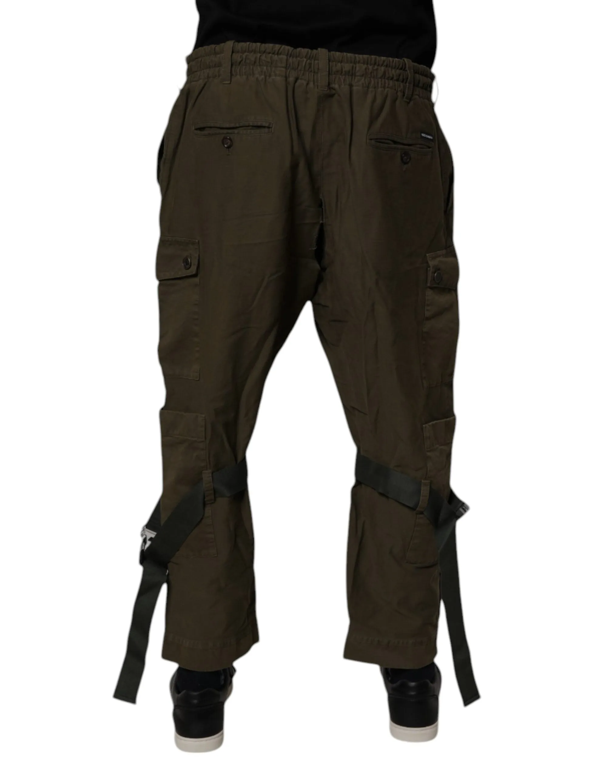 Dolce & Gabbana Cotton Stretch Cargo Men's Pants