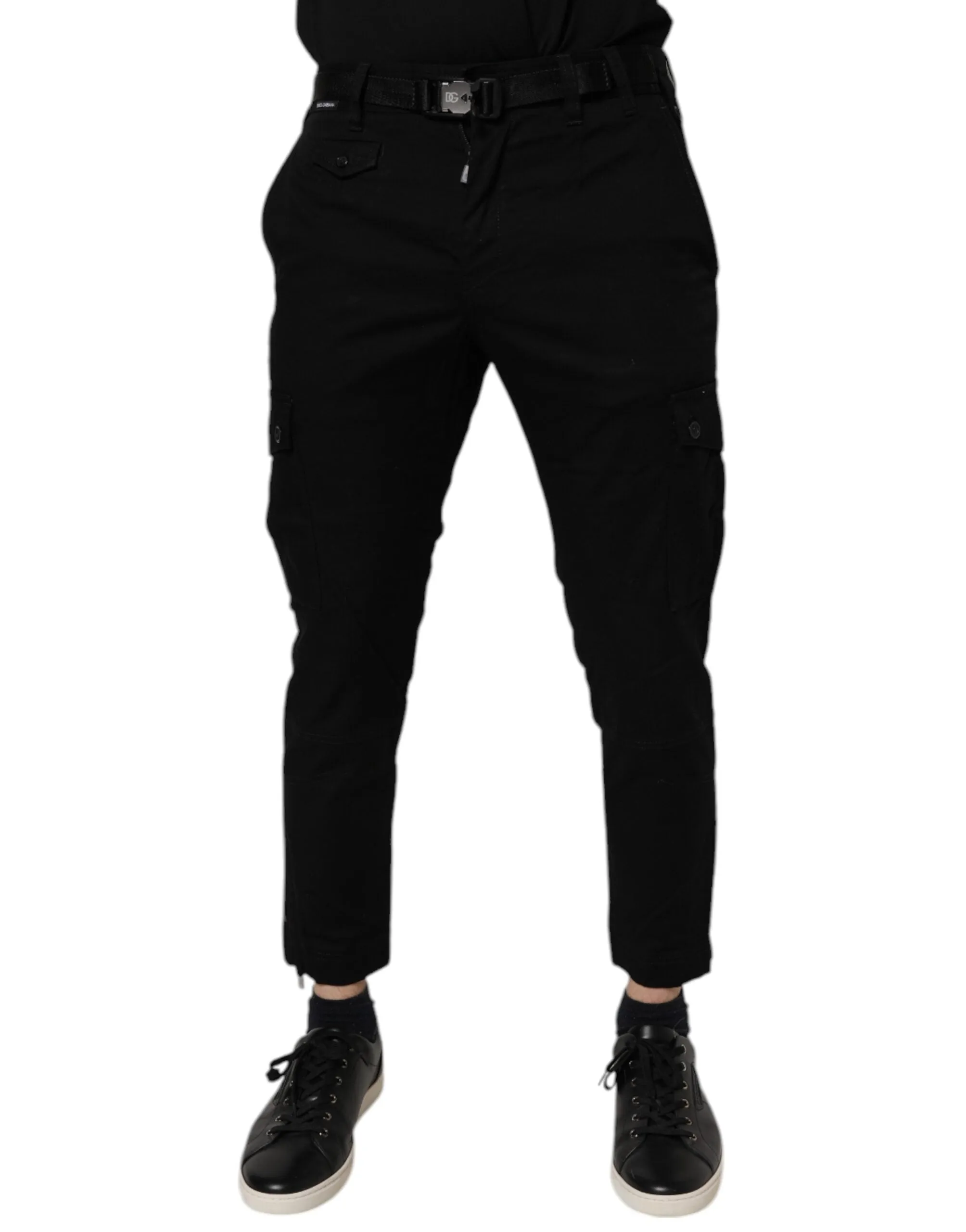 Dolce & Gabbana Cotton Stretch Skinny Cargo blue Men's Jeans