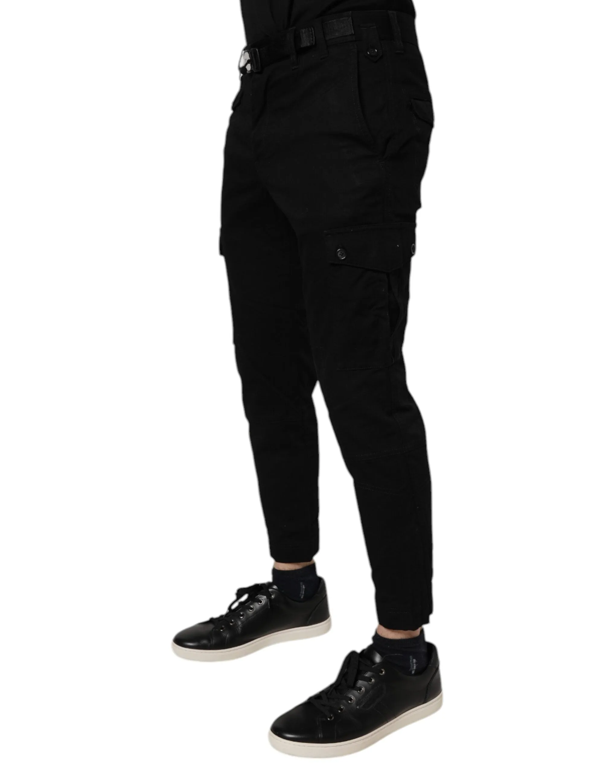 Dolce & Gabbana Cotton Stretch Skinny Cargo blue Men's Jeans