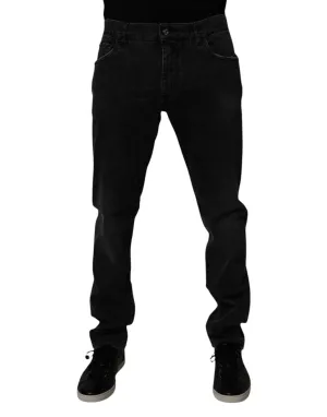 Dolce & Gabbana Leaf Cotton Classic Men Men's Jeans