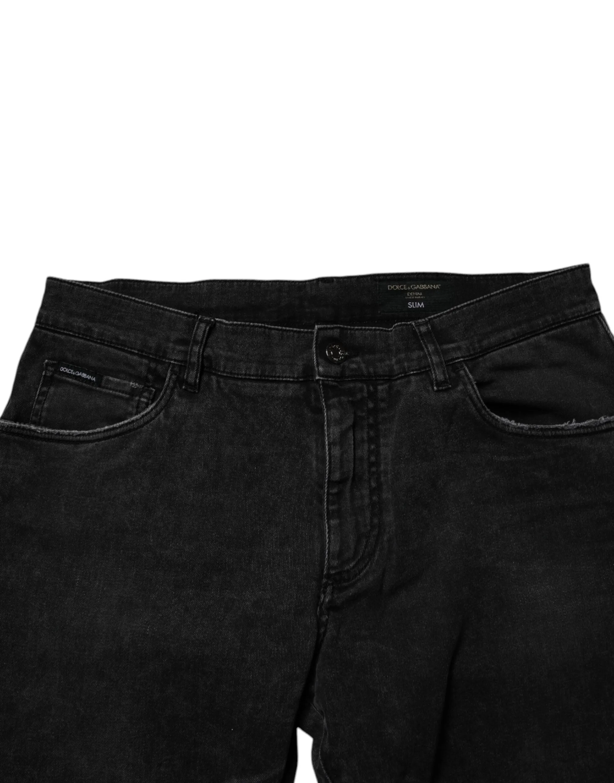 Dolce & Gabbana Leaf Cotton Classic Men Men's Jeans