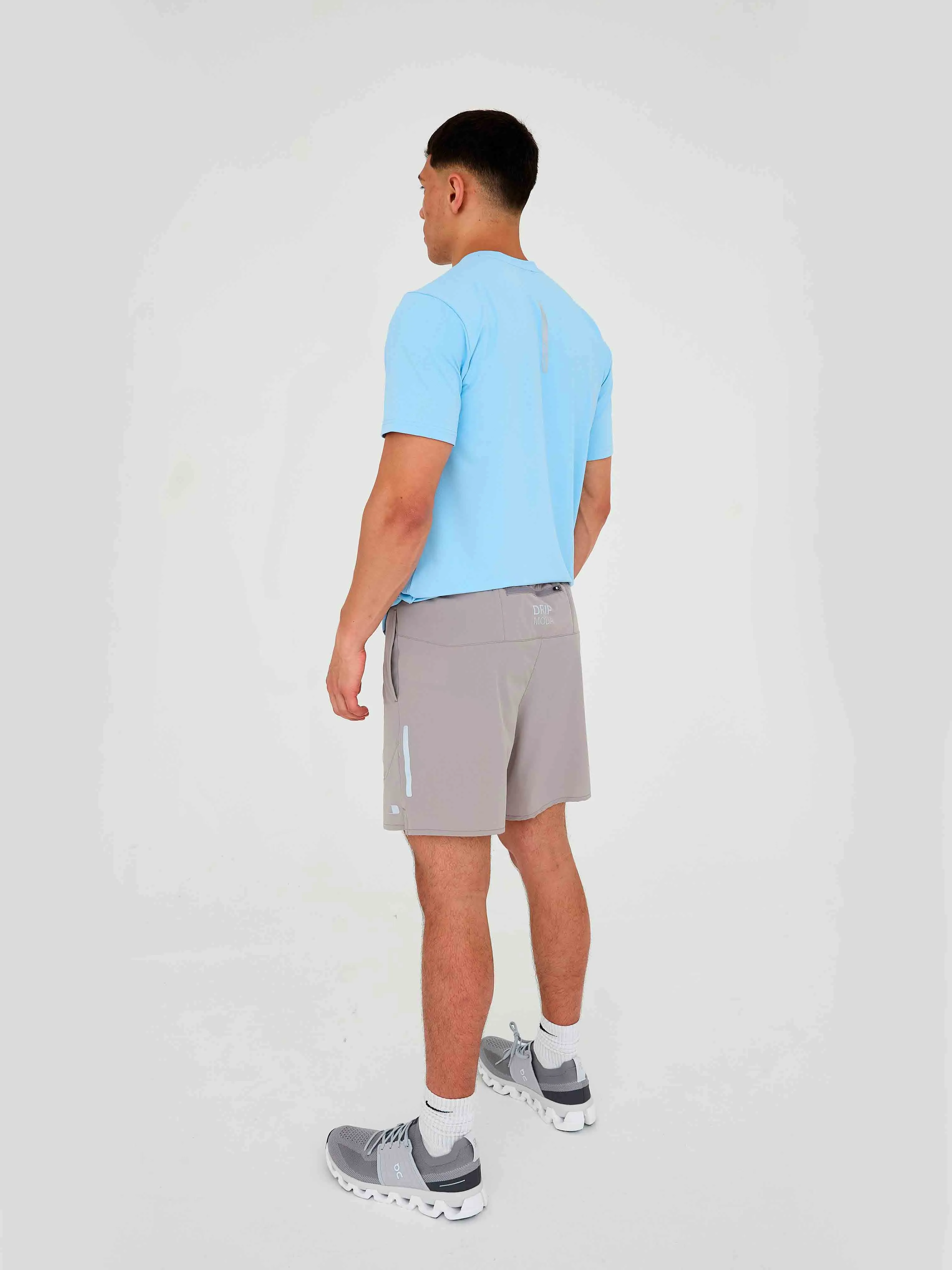DripModa Precision Shorts - Grey