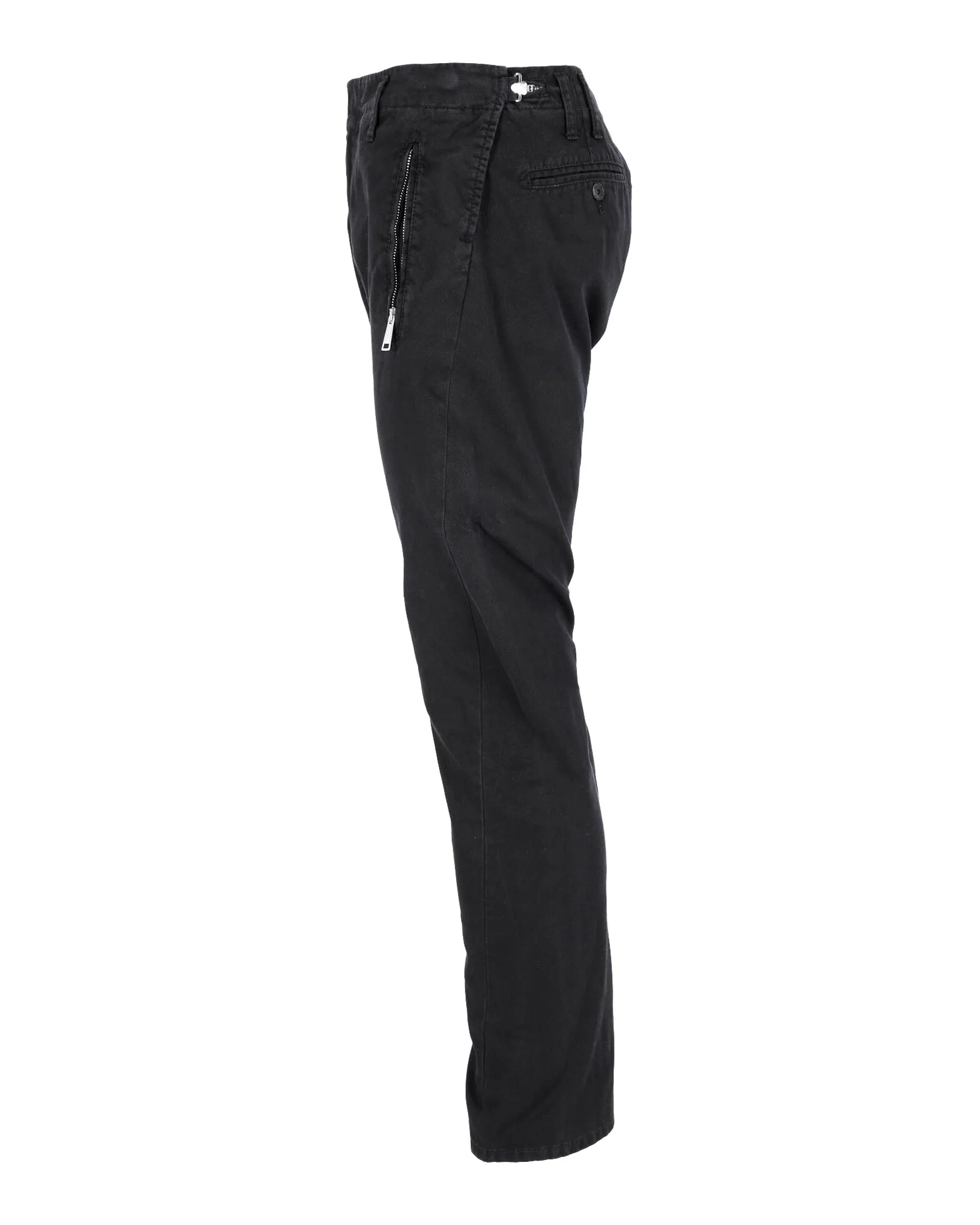 Dsquared2 Zipped Pocket Jeans in Black Cotton
