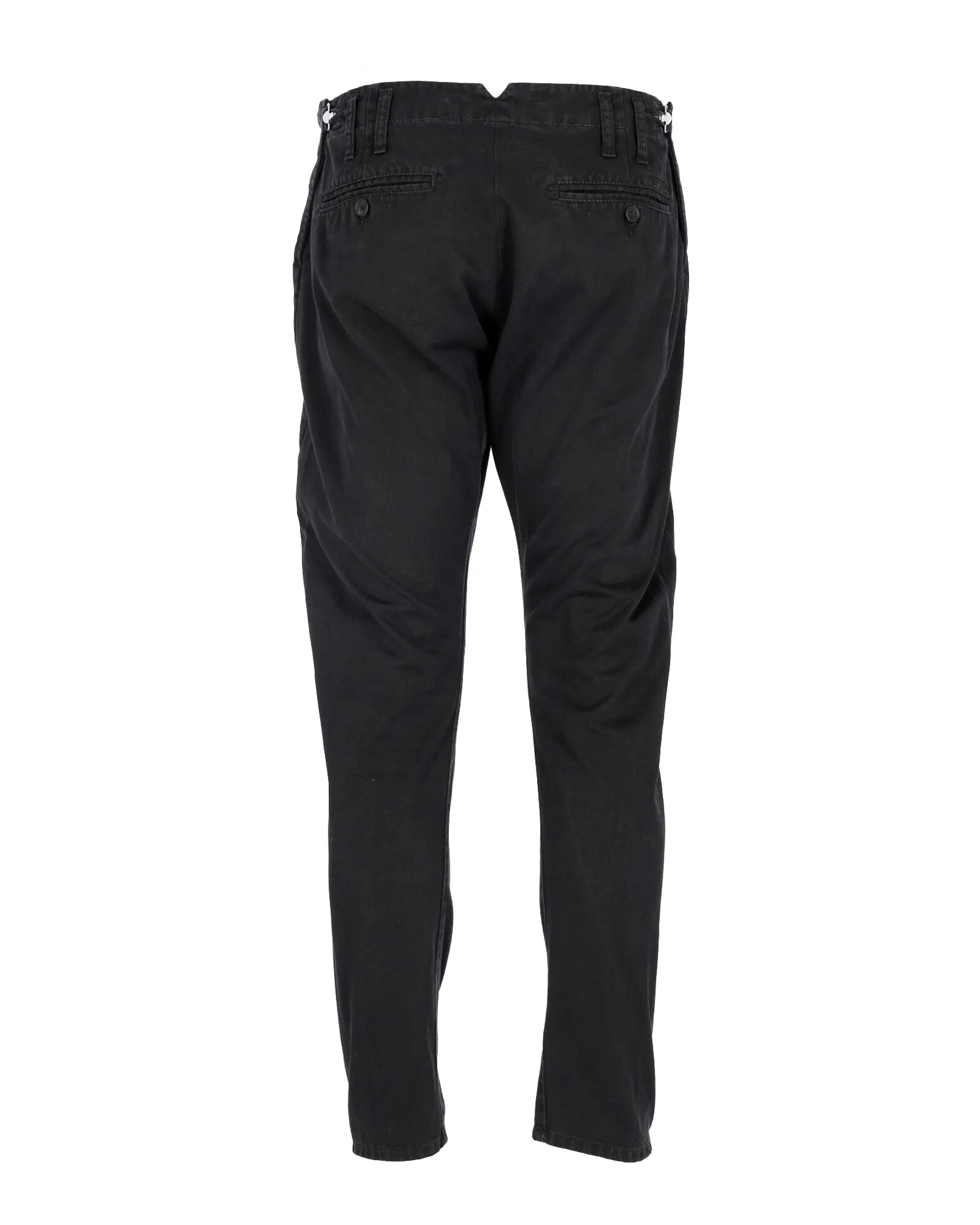 Dsquared2 Zipped Pocket Jeans in Black Cotton