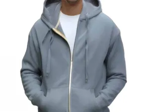 Dune Heavy Duty Cotton Hoodie In Slate